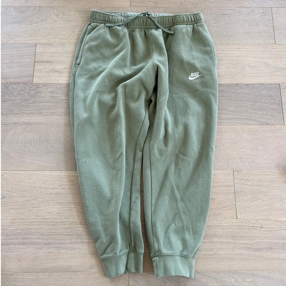 Nike Sportswear Club Fleece Joggers Olive Green Mens XL Sweatpants 0588